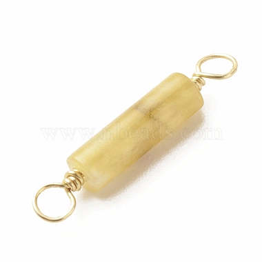 Natural Topaz Jade Connector Charms(PALLOY-JF01454-02)-4