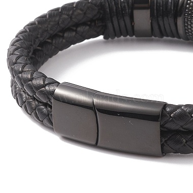 Leather Braided Cord Bracelets(BJEW-E352-36B)-2