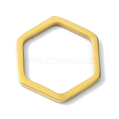 Golden Hexagon 304 Stainless Steel Linking Rings