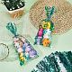 100Pcs Leaf Printed OPP Cellophane Candy Packaging Bags(ABAG-GF0001-40)-4