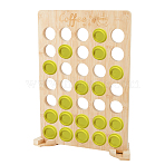 Wooden Cup Coffee Pod Holders, 35 Holes Coffee Pod Organizers, Display Rack for Coffee Bars, Offices, Kitchens, Navajo White, 42.7x9.6x41cm(ODIS-WH0030-152)