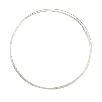 925 Sterling Silver Wire, Hard, Round, Silver, 0.7mm, 21 Gauge