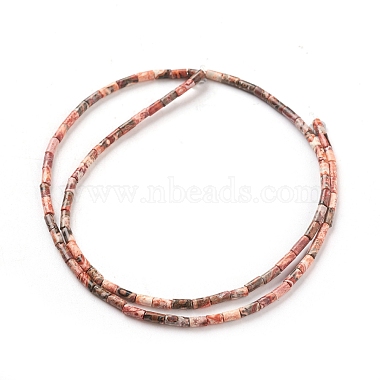 Natural Leopard Skin Jasper Beads Strands(G-G783-17)-2