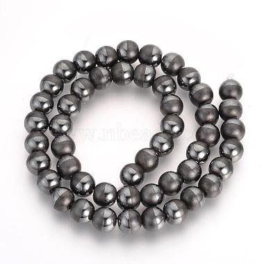 Non-magnetic Synthetic Hematite Beads Strands(G-Q943-35)-2