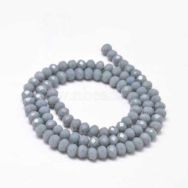 Faceted Rondelle Glass Beads Strands(GLAA-I033-6mm-21)-2