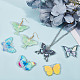 SUNNYCLUE DIY 3D Butterfly Dangle Earring Making Kit(DIY-SC0020-03)-5