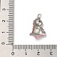 Rack Plating Brass Enamel Pendants(KK-H473-15P)-3