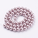 Eco-Friendly Glass Pearl Beads Strands(HY-A008-8mm-RB017)-2