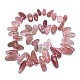 brins de perles de quartz synthétiques fraise(G-G106-J06-01)-2