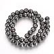 Non-magnetic Synthetic Hematite Beads Strands(G-Q943-35)-2