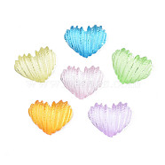 TTransparent Acrylic Cabochons, Heart, Mixed Color, 16x19x6mm(TACR-N006-09)