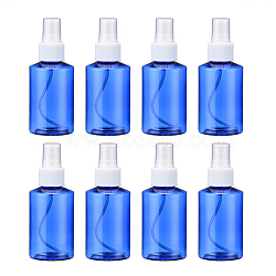 100ml Refillable PET Plastic Spray Bottles, Empty Pump Bottles for Liquid, Blue, 4.6x11.8cm, Capacity: 100ml(3.38 fl. oz)(TOOL-Q024-02B-02)