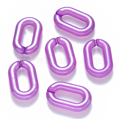 Imitation Jelly Acrylic Linking Rings(OACR-S036-006A-F03)-3