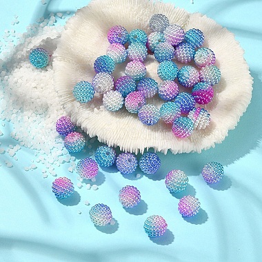 50Pcs Imitation Pearl Acrylic Beads(OACR-YW0001-11G)-3