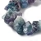 Raw Rough Natural Fluorite Beads Strands(G-P528-A08-01)-3