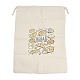 Cotton Cloth Bread Print Pouches(ABAG-A012-01D)-1
