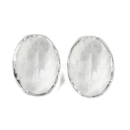 Transparent K5 Glass Cabochons, Faceted, Oval, Clear, 10x7x4mm(GLAA-NH0001-01D)