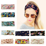 Elastic Headbands for Girls, Hair Accessories, Mixed Color, 19.68 inch(500mm)x80mm(OHAR-Q278-28)