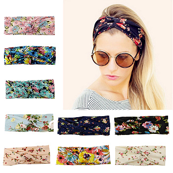 Elastic Headbands for Girls, Hair Accessories, Mixed Color, 19.68 inch(500mm)x80mm