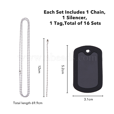 Супернаходки DIY штамповка пустой кулон брелок ожерелье набор для изготовления ожерелья(DIY-FH0005-15)-2