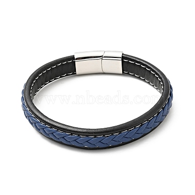 Royal Blue Leather Bracelets