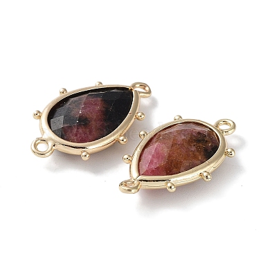 Natural Rhodonite Connector Charms(G-G012-05G-12)-3