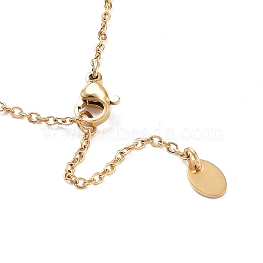 Ion Plating(IP) Heart with Star/Moon Pendant Necklaces(NJEW-Q335-06A-G)-3