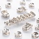 Iron Rhinestone Spacer Beads(RB-A009-6MM-S)-1