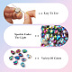 cheriswelry 100piezas 10 colores para coser diamantes de imitación(DIY-CW0001-38)-6