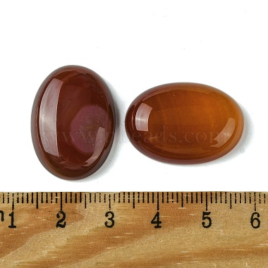 cabochons d'agate rouge naturelles(G-L601-03D-01)-3