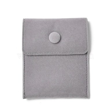Light Grey Rectangle Velvet Bags