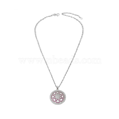 SHEGRACE Fashion 925 Sterling Silver Pendant Necklace(JN89A)-3