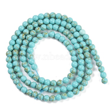 Synthetic Turquoise Beads Strands(G-U004-02E)-3