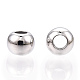 Rhodium Plated 925 Sterling Silver Beads(STER-T007-12P-02)-1