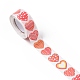 Valentine's Day Heart Paper Stickers(X-DIY-I107-02C)-3