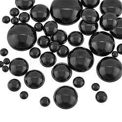 11 Style Plastic Doll Safety Eyes, Eyes Cabochons, Toy Accessories, Black, 4~20x2~6mm, 1050pcs/box(DIY-WH0386-53)