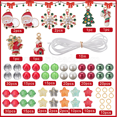 Kit de fabrication de bracelets de Noël DIY Sunnyclue(DIY-SC0021-66)-2