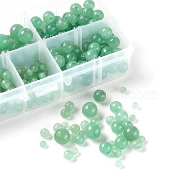 340pcs 4 tailles perles d'aventurine vertes naturelles(G-LS0001-23)-2