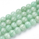 Chapelets de perles naturelles de jade du Myanmar/jade de Birmanie(G-T064-22-8mm)-1