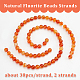 Olycraft 2 Strands Natural Carnelian Beads Strands(G-OC0004-56)-4