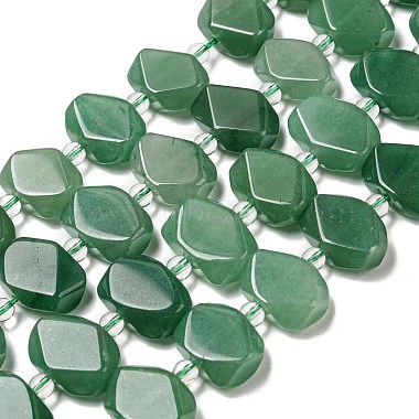Rectangle Green Aventurine Beads
