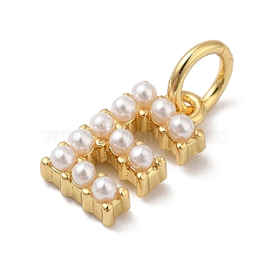 Rack Plating Brass with ABS Plastic Imitation Pearl Charms(KK-B092-30E-G)-2