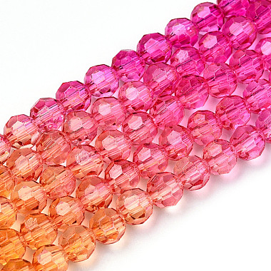 Transparent Glass Beads Strands(GLAA-E036-07K)-2