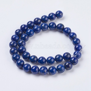 Natural Lapis Lazuli Beads Strands(G-G423-10mm-A)-2