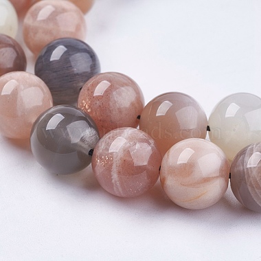 Natural Multi-Moonstone Beads Strands(G-J157-10mm-06)-3