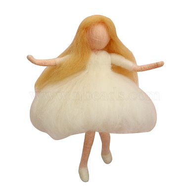 Fairy Wool Felt Needle Felting Kit with Instructions(DOLL-PW0004-08)-2