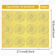 34 feuilles d'autocollants en relief en feuille d'or(DIY-WH0509-018)-2