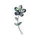 Abalone Shell Flower of Life Brooch(PW-WG0AE00-01)-1