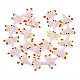 Autumn Theme Handmade Lampwork Beads Strands(LAMP-Q031-017F)-2