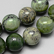 Natural Ruby in Zoisite Beads Strands, Round, 12mm, Hole: 1mm, about 33pcs/strand, 15.7 inch(G-Q948-73)